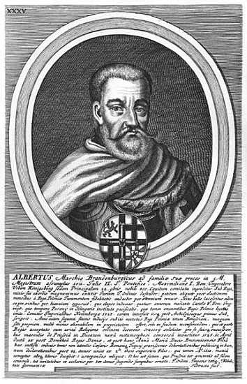 Albert of Brandenburg (xylograph) de German School