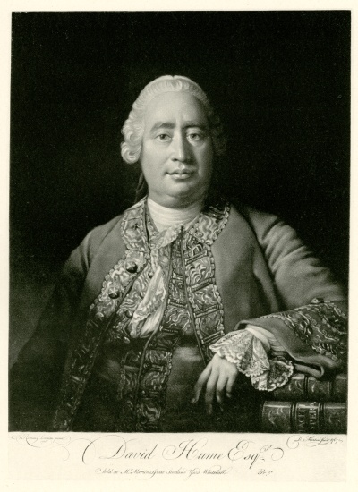 David Hume de German School, (19th century)
