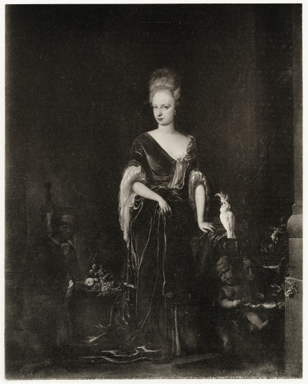 Elisabeth Charlotte, Herzogin von Orleans de German School, (19th century)