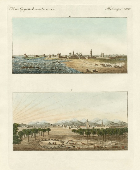 Views of Africa de German School, (19th century)