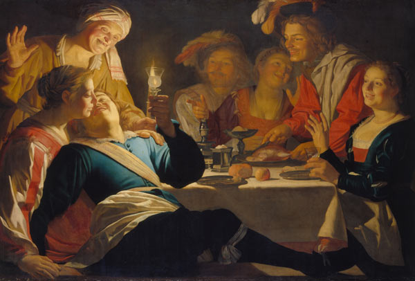 Fröhliche Gesellschaft de Gerrit van Honthorst