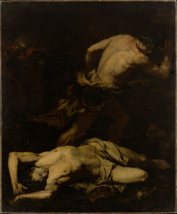 Cain Fleeing after the Murder of Abel de Gian Battista Langetti