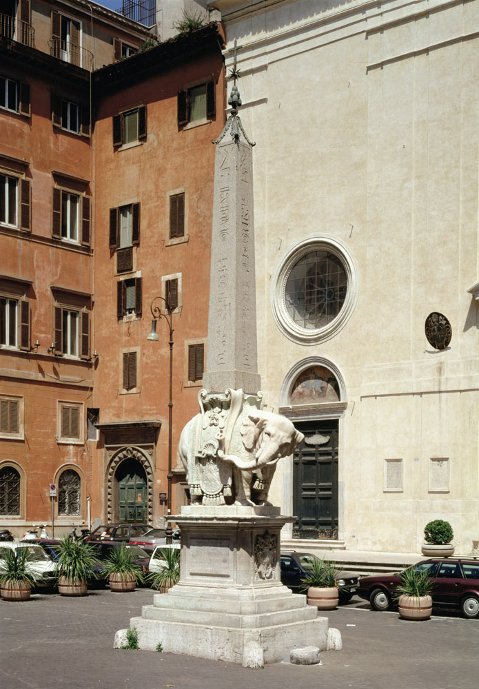 Elephant Bearing an Egyptian Obelisk de Gianlorenzo Bernini