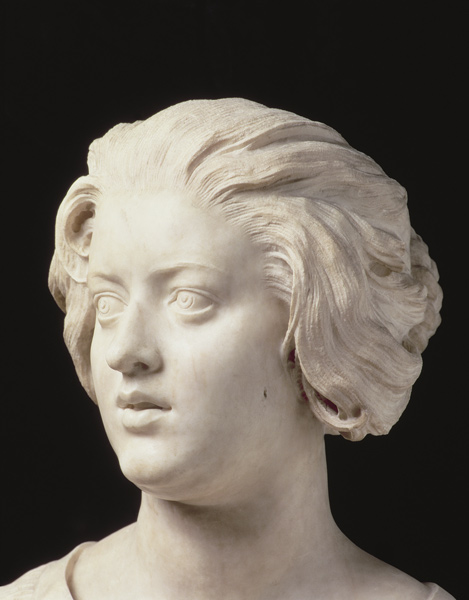 Costanza Bonarelli, detail of a sculpture de Gianlorenzo Bernini