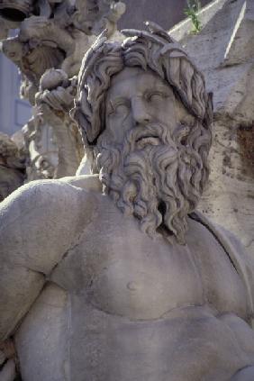 Rome, Fontana dei Fiumi, Ganges / Photo