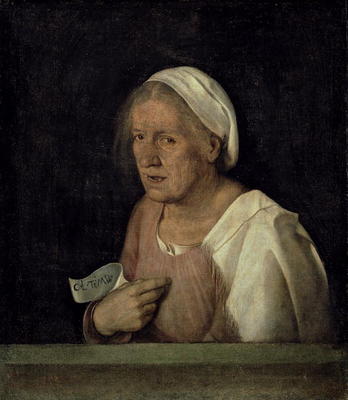 La Vecchia (The Old Woman) after 1505 (oil on canvas) de Giorgione