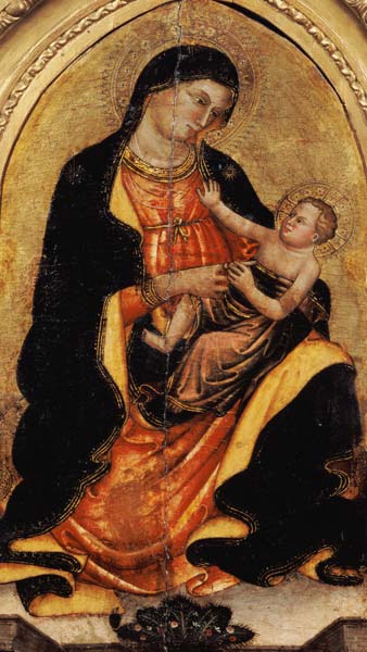 Maria mit dem Jesusknaben. de Giotto (di Bondone)