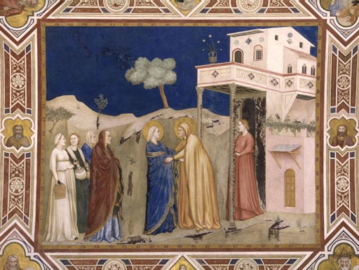 Die Heimsuchung de Giotto (di Bondone)