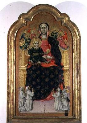 Madonna and Child (tempera on panel)