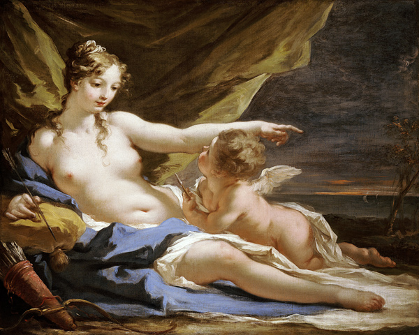 Venus und Amor. de Giovanni Antonio Pellegrini