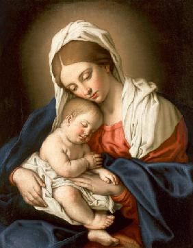 Madonna con el niño