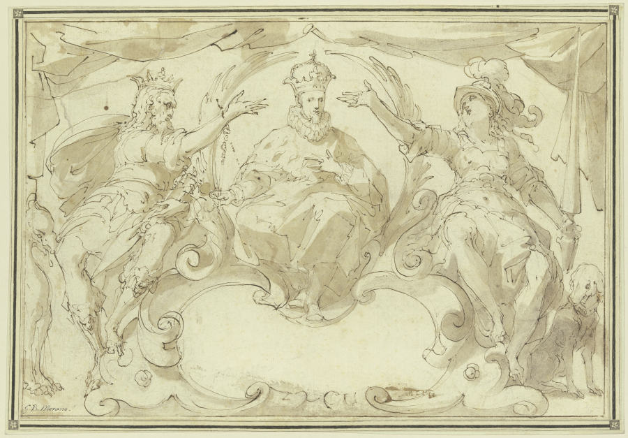 Apotheosis of an emperor de Giovanni Battista Merano