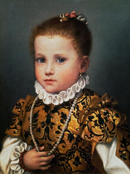 Portrait of a Young Girl de Giovanni Battista Moroni