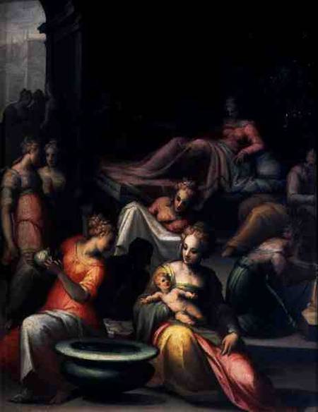 Nativity of John the Baptist de Giovanni Battista Naldini
