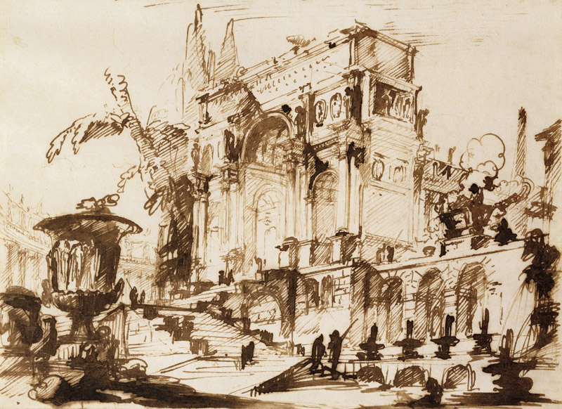 Classical Drawings (pen & ink on paper) de Giovanni Battista Piranesi