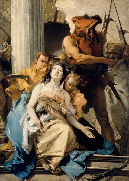 G.B.Tiepolo / Martyrdom of St. Agatha de Giovanni Battista Tiepolo