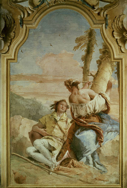 G.B.Tiepolo /Angelica and Medoro/ 1757 de Giovanni Battista Tiepolo
