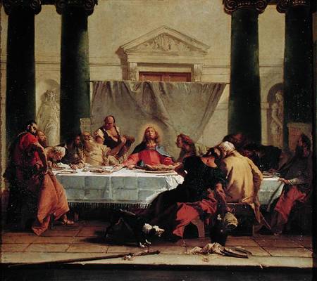 The Last Supper de Giovanni Battista Tiepolo