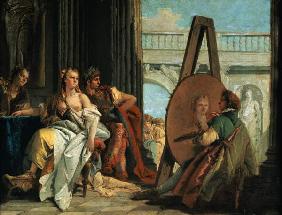 Alexander of the great and Campaspe in the studio