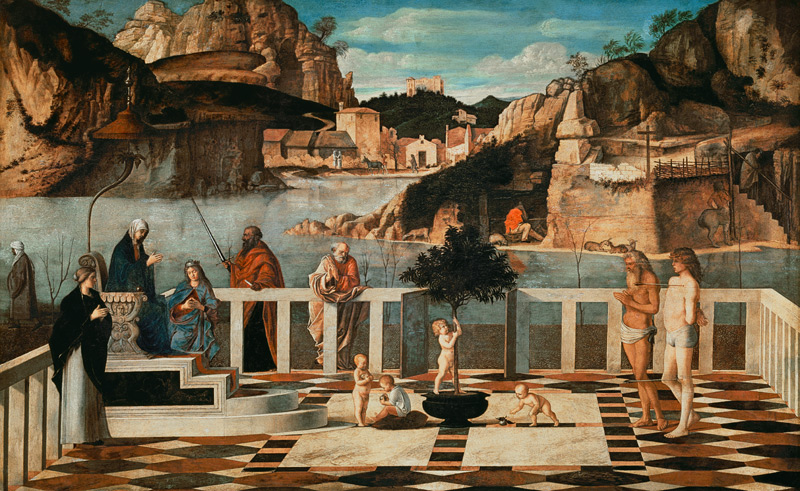 Sacred Allegory de Giovanni Bellini
