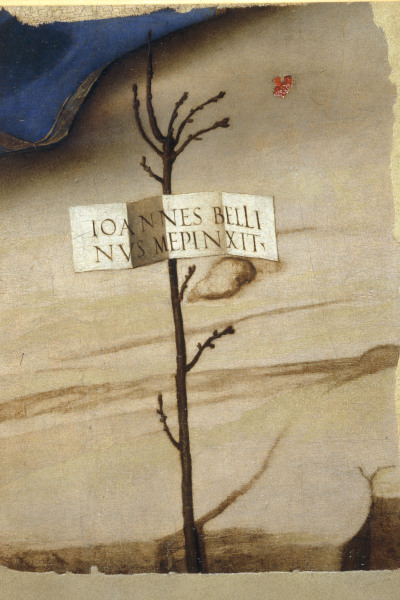 Fragment w.Signature de Giovanni Bellini