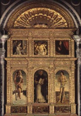St. Vincent Ferrer Altarpiece, c.1465 (polyptych) de Giovanni Bellini