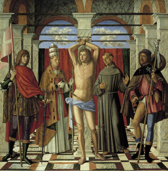 Giovanni Mansueti / St.Sebastian a.o. de Giovanni di Niccolo Mansueti