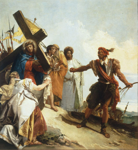 Carrying the Cross de Giovanni Domenico Tiepolo