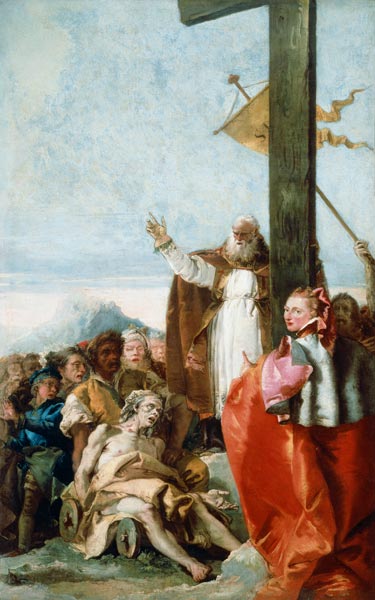 G.D.Tiepolo / Identification of Cross de Giovanni Domenico Tiepolo