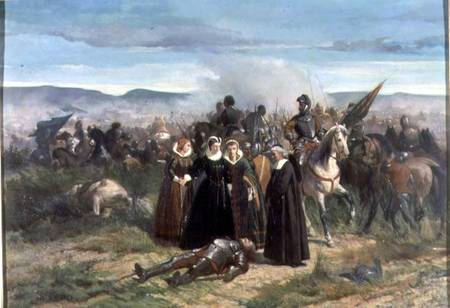 Mary Stuart at the Battle of Langside de Giovanni Fattori