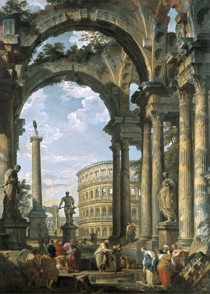 Roman Capriccio de Giovanni Paolo Pannini