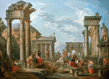 Roman Ruins with a Prophet