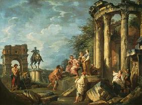 Peasants Amongst Roman Ruins