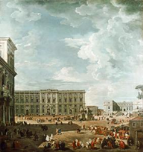 View of the Piazza del Quirinale, Rome