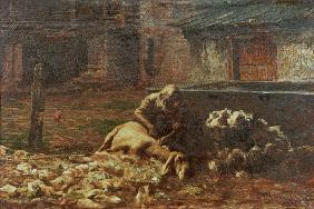 G. Segantini, Das Einkommen des Hirten