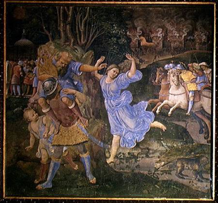 Aeneas Fleeing Troy de Girolamo Genga