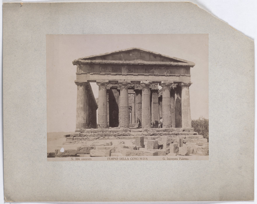 Agrigento: The temple of Concordia de Giuseppe Incorpora