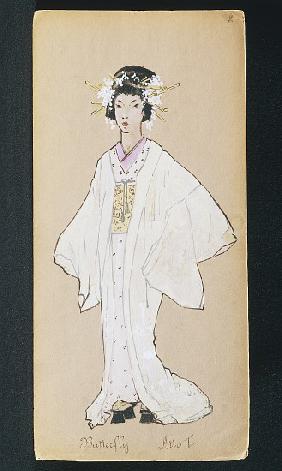 Costume for Butterfly in Act I of Madama Butterfly by Giacomo Puccini