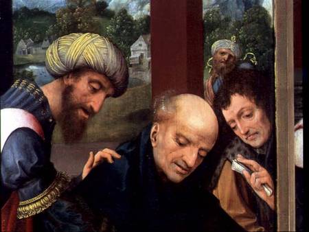 St. Catherine and the Philosophers (detail of the Philosophers), see 80755 de Goossen  van der Weyden
