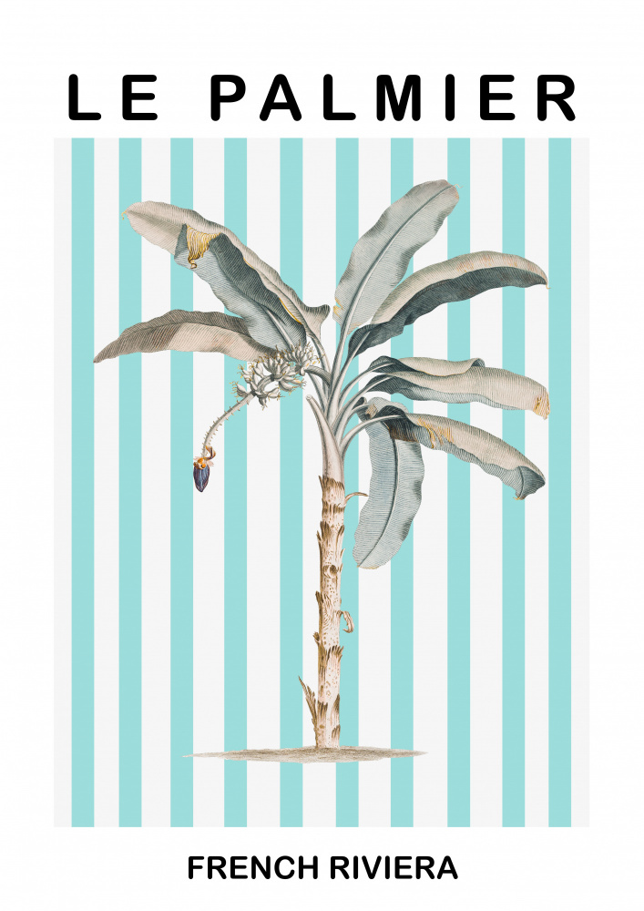 Striped Palm Tree de Grace Digital Art Co