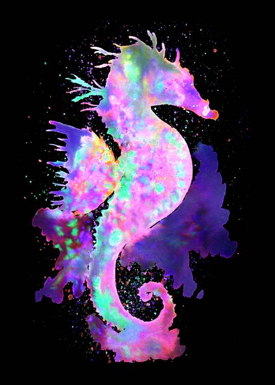 Magic Seahorse Space Nebula de Sebastian  Grafmann