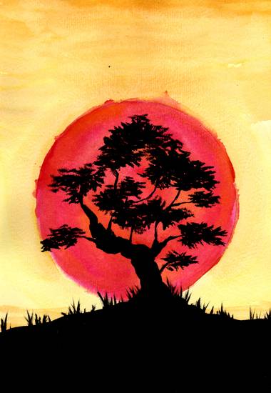 Bonsai Sunset