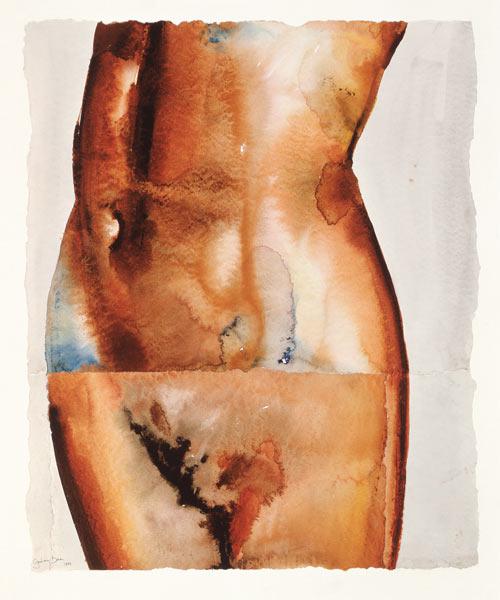 Torso, 1987 (w/c on paper) 