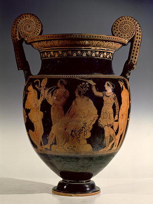 Karneia, or Harvest Festival, red-figure volute krater, late 5th century BC - early 4th century BC ( de Greek