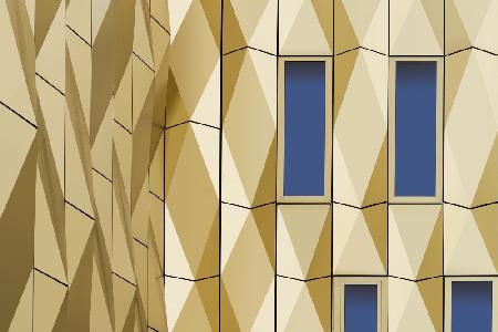 Golden facade