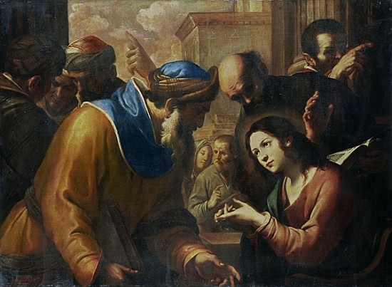 Christ Disputing with the Doctors, c.1660''s de Gregorio Preti