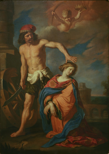 Guercino / Martyrdom of St. Catherine de Guercino (eigentl. Giovanni Francesco Barbieri)