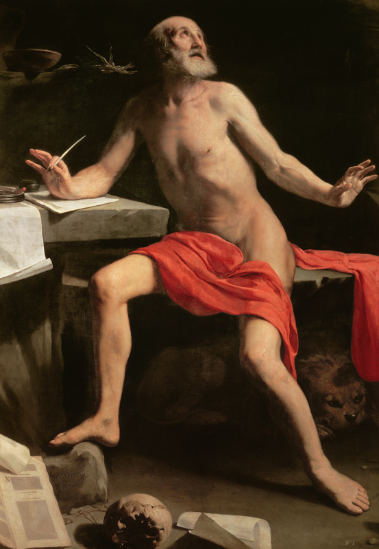 St. Jerome de Guido Cagnacci