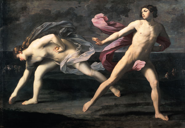 Atalanta and Hippomenes. de Guido Reni