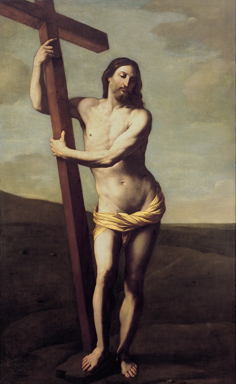 Christ Embracing the Cross de Guido Reni